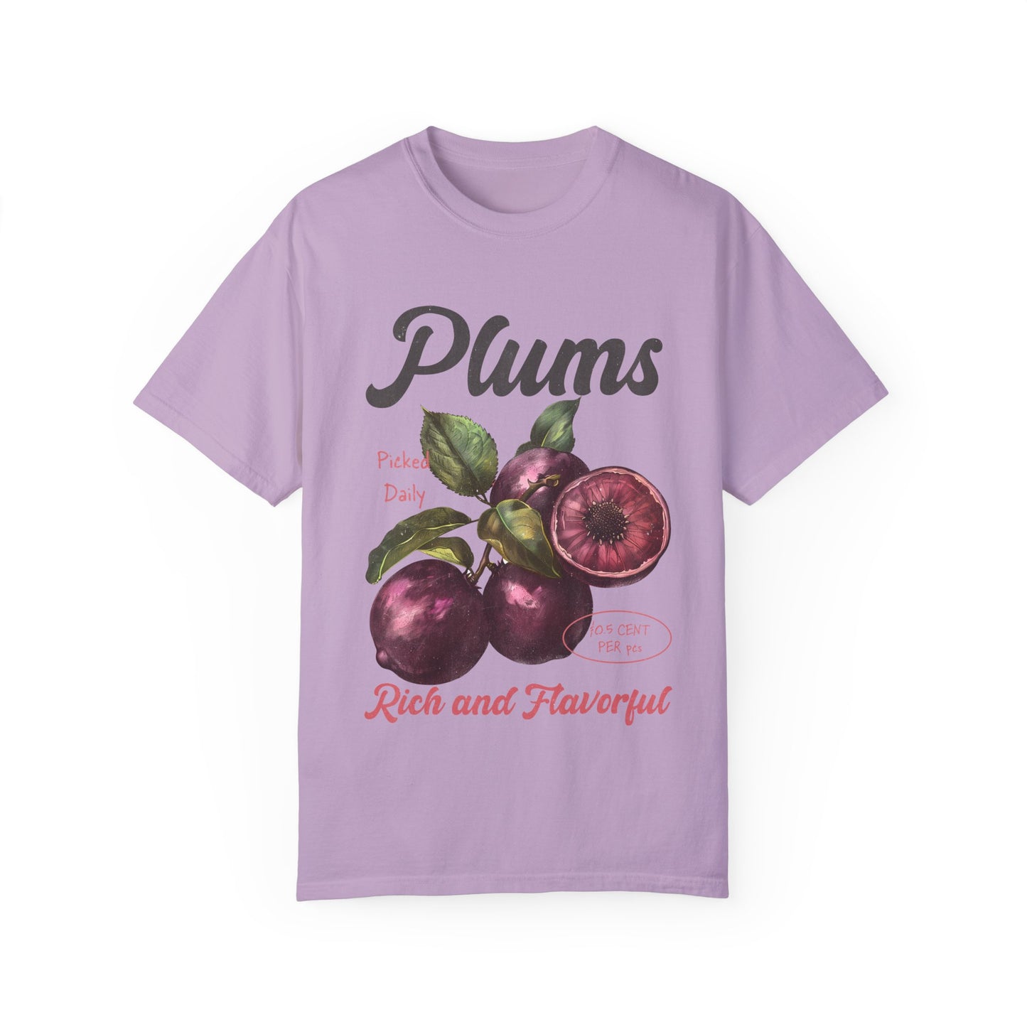 Retro Plums Comfort Colors Graphic Tee