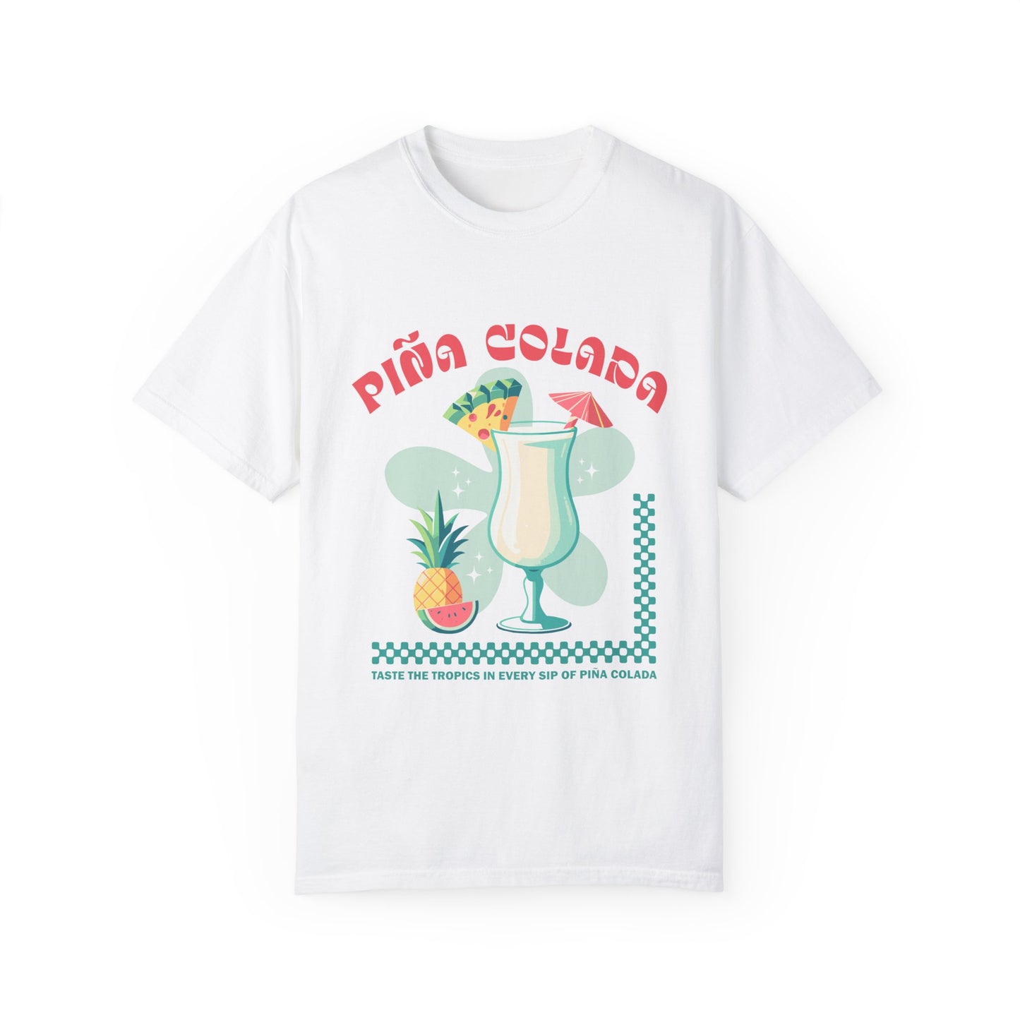 Retro Piña Colada Comfort Colors Graphic Tee