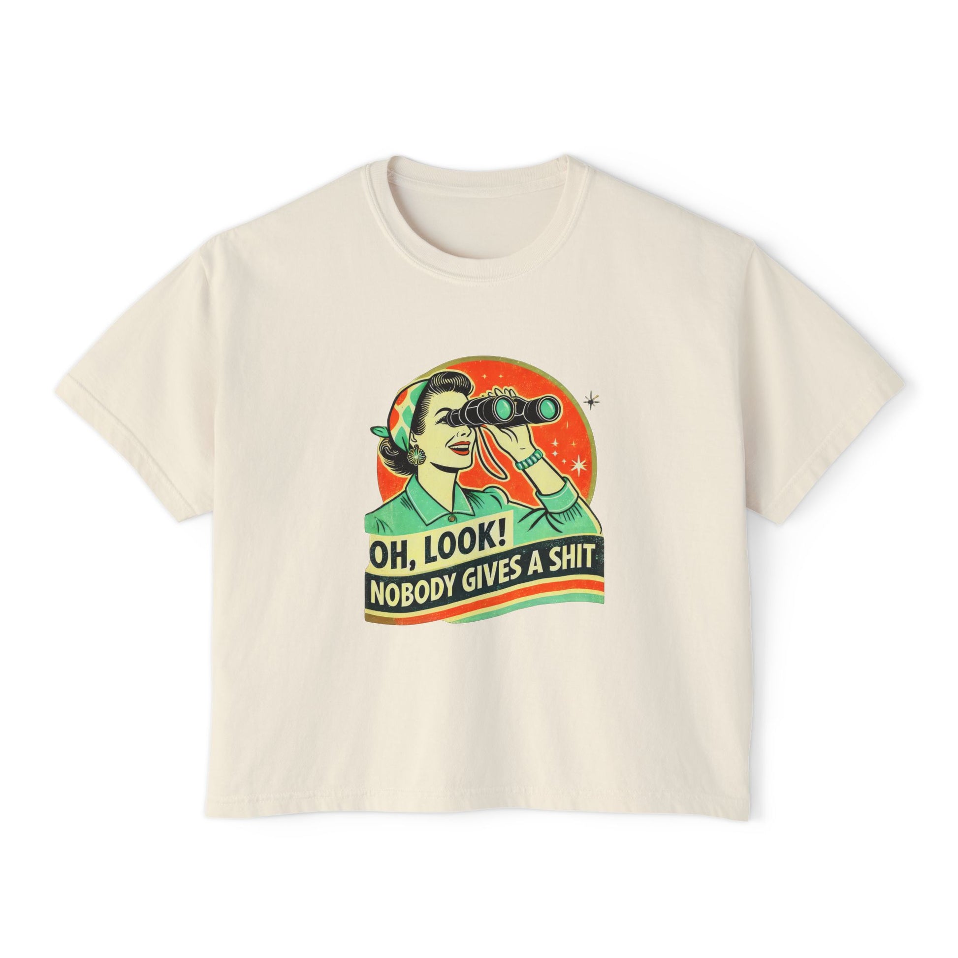 Oh Look, Nobody Gives A Shit Boxy Tee