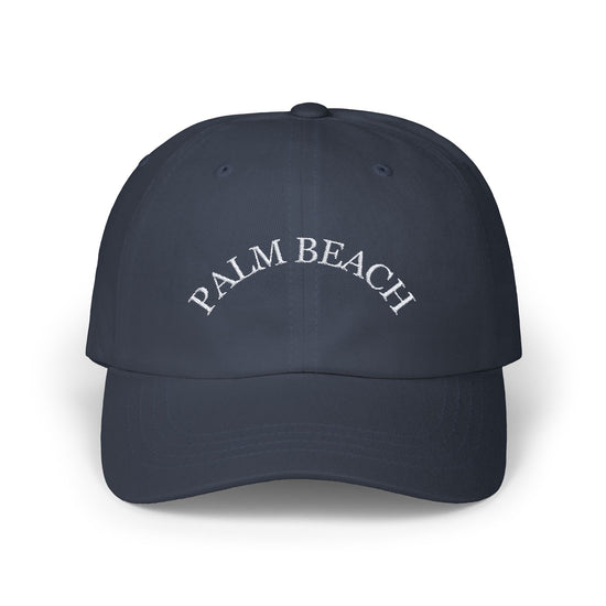 Palm Beach Lover Embroidered Baseball Hat Womens Eco Friendly Apparel Navy One size