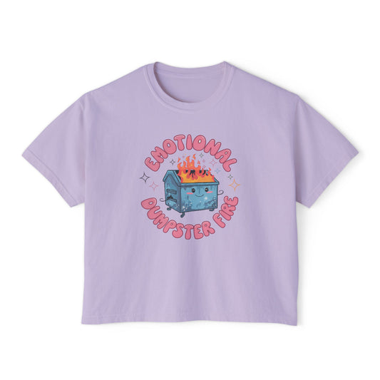 Emotional Dumpster Fire Boxy Tee