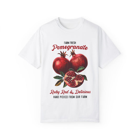 Retro Pomegranate Comfort Colors Graphic Tee