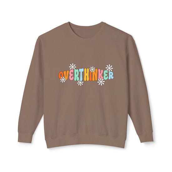 Overthinker Crewneck Womens Eco Friendly Apparel Espresso