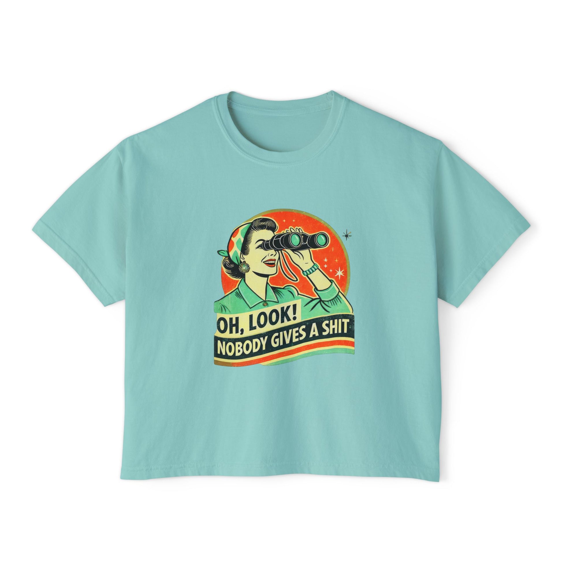 Oh Look, Nobody Gives A Shit Boxy Tee