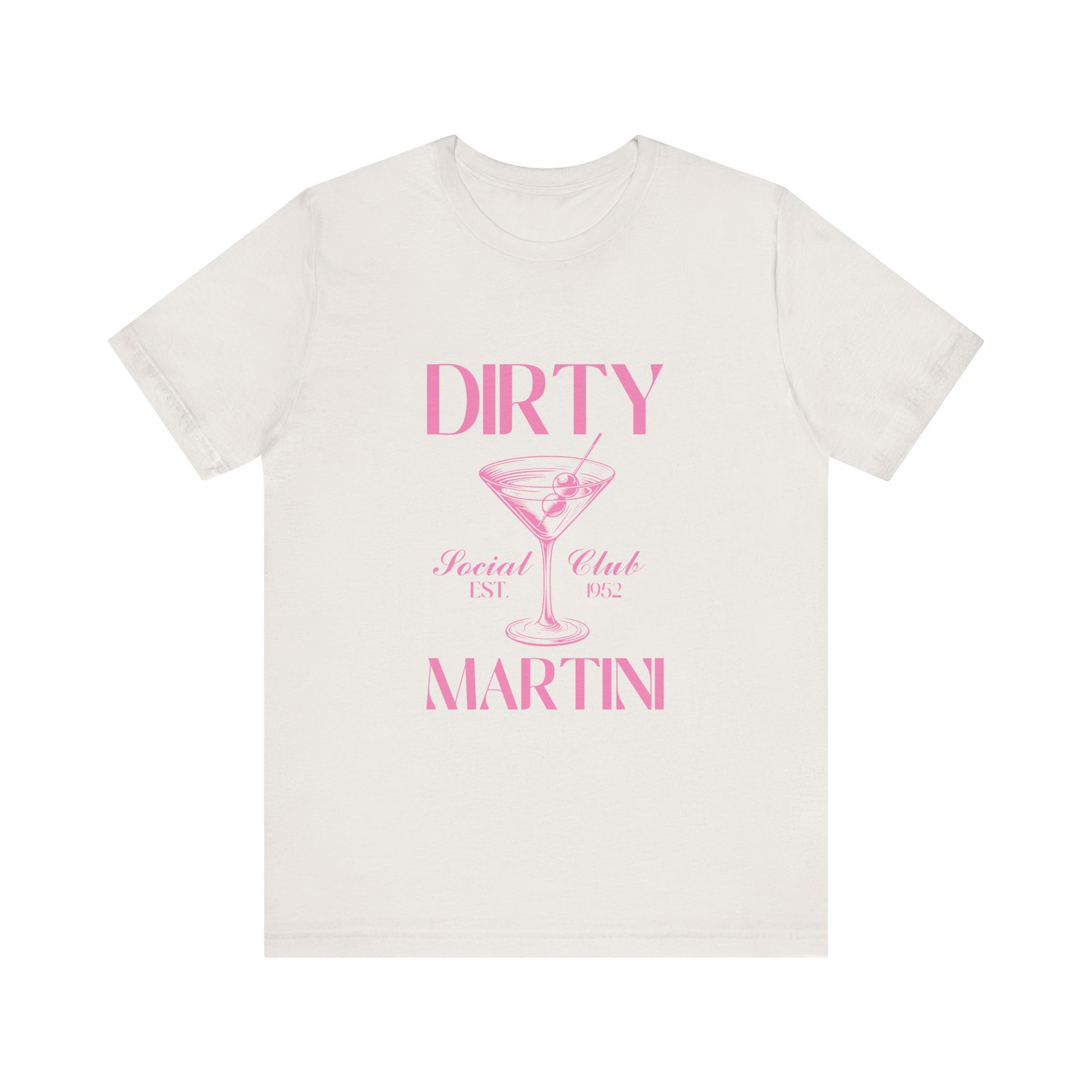 Dirty Martini Social Club Vintage Graphic Tee🍸 Womens Eco Friendly Apparel Vintage White