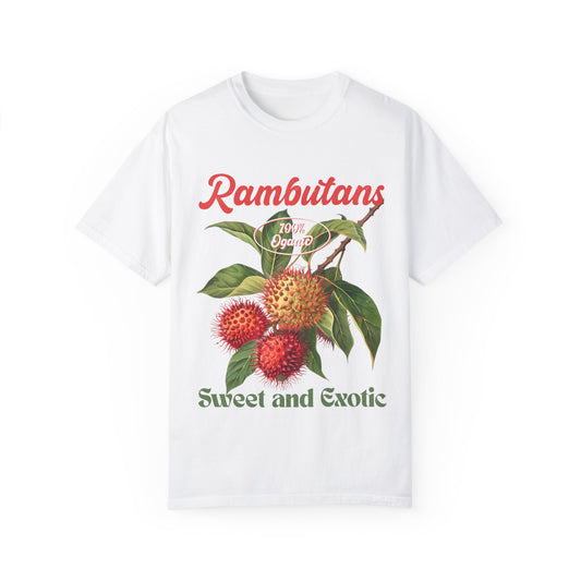 Retro Rambutan Comfort Colors Graphic Tee