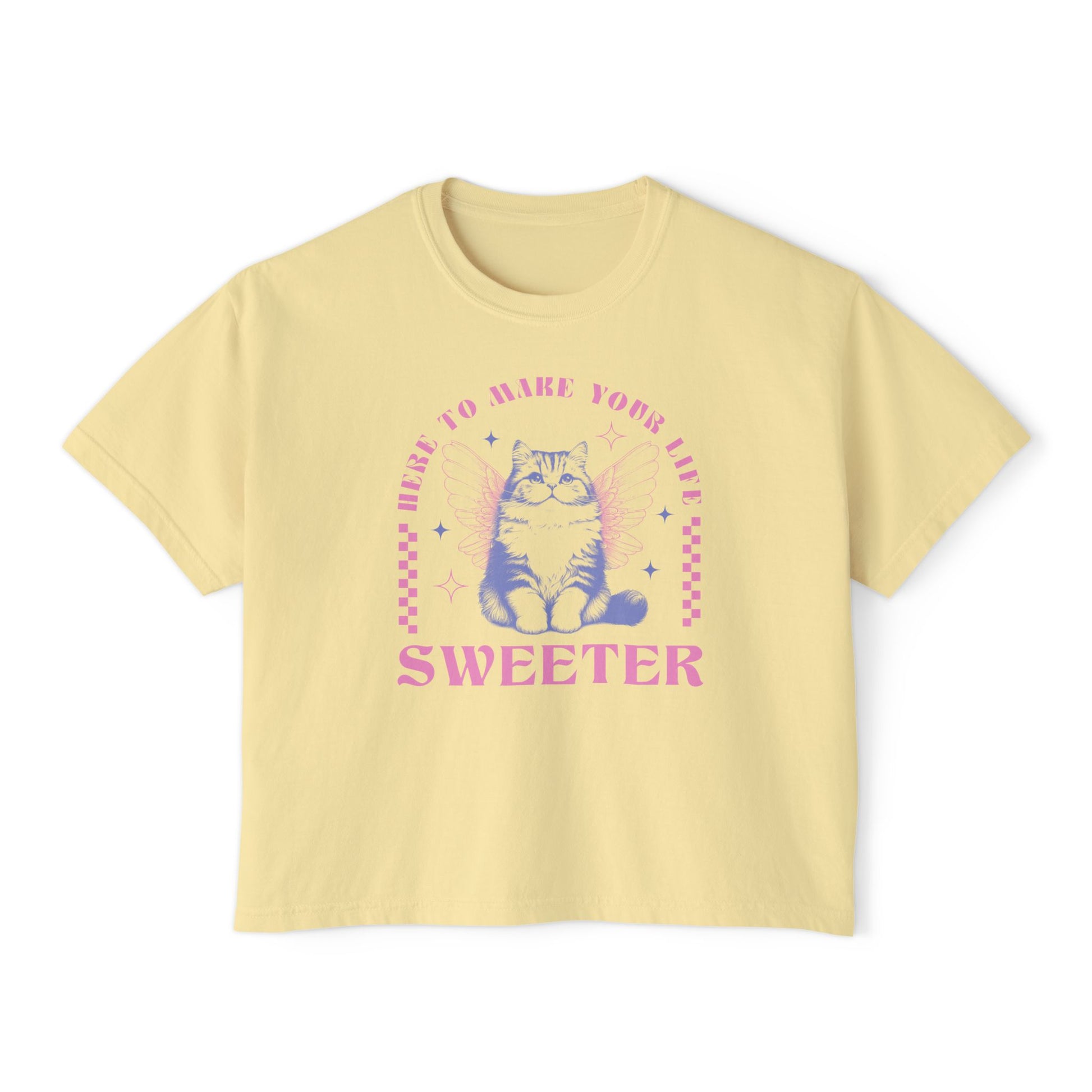 Here to Make Your Life Sweeter Boxy Tee
