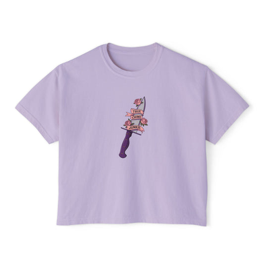 True Crime Junkie Boxy Tee