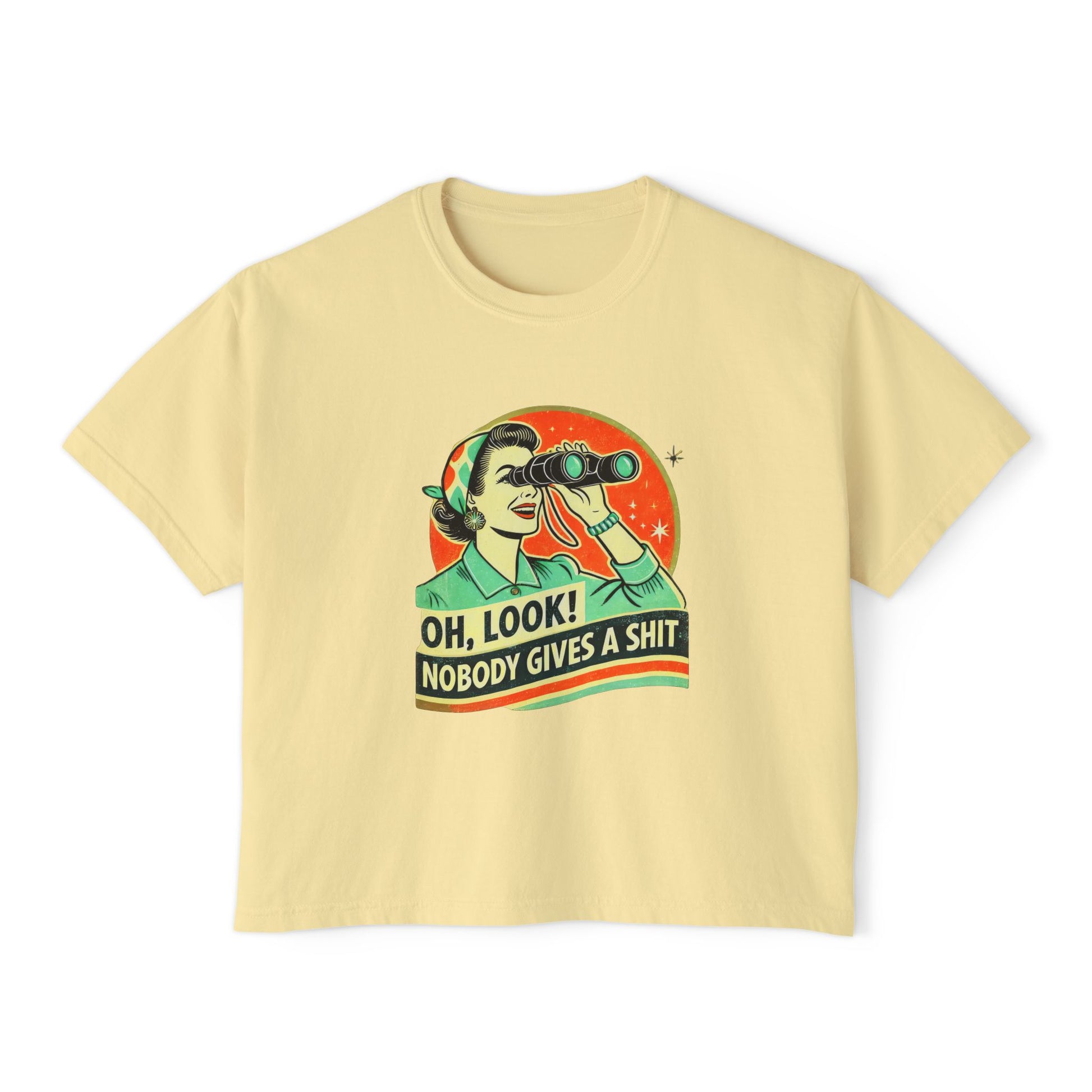 Oh Look, Nobody Gives A Shit Boxy Tee