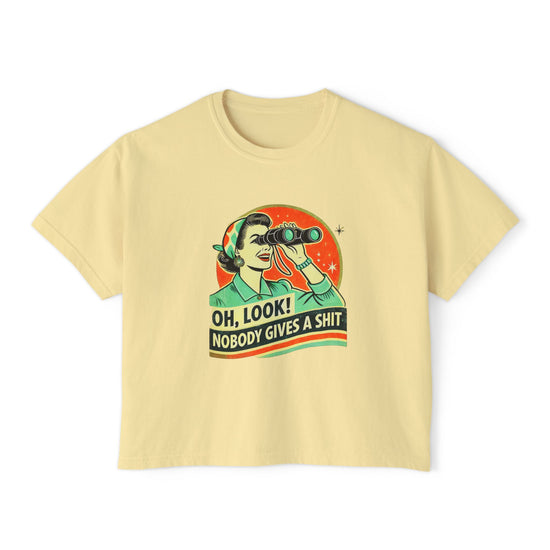 Oh Look, Nobody Gives A Shit Boxy Tee