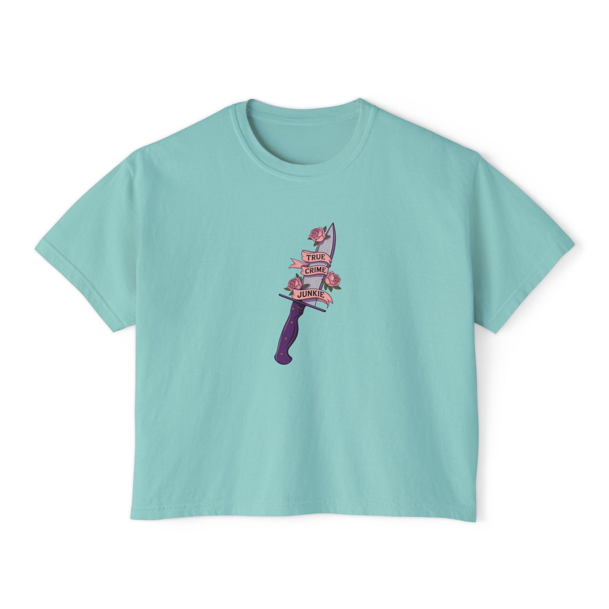 True Crime Junkie Boxy Tee