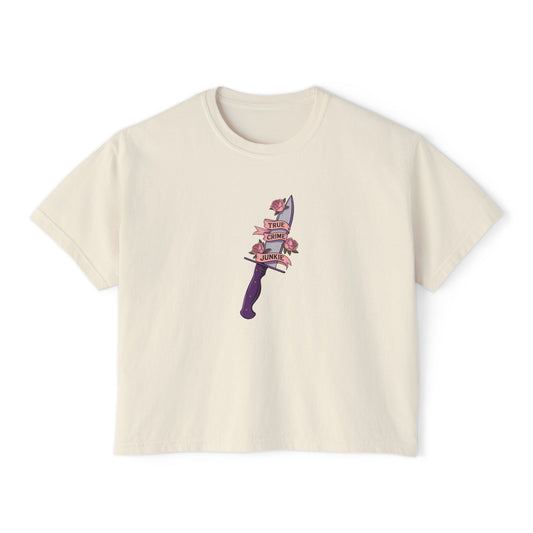 True Crime Junkie Boxy Tee