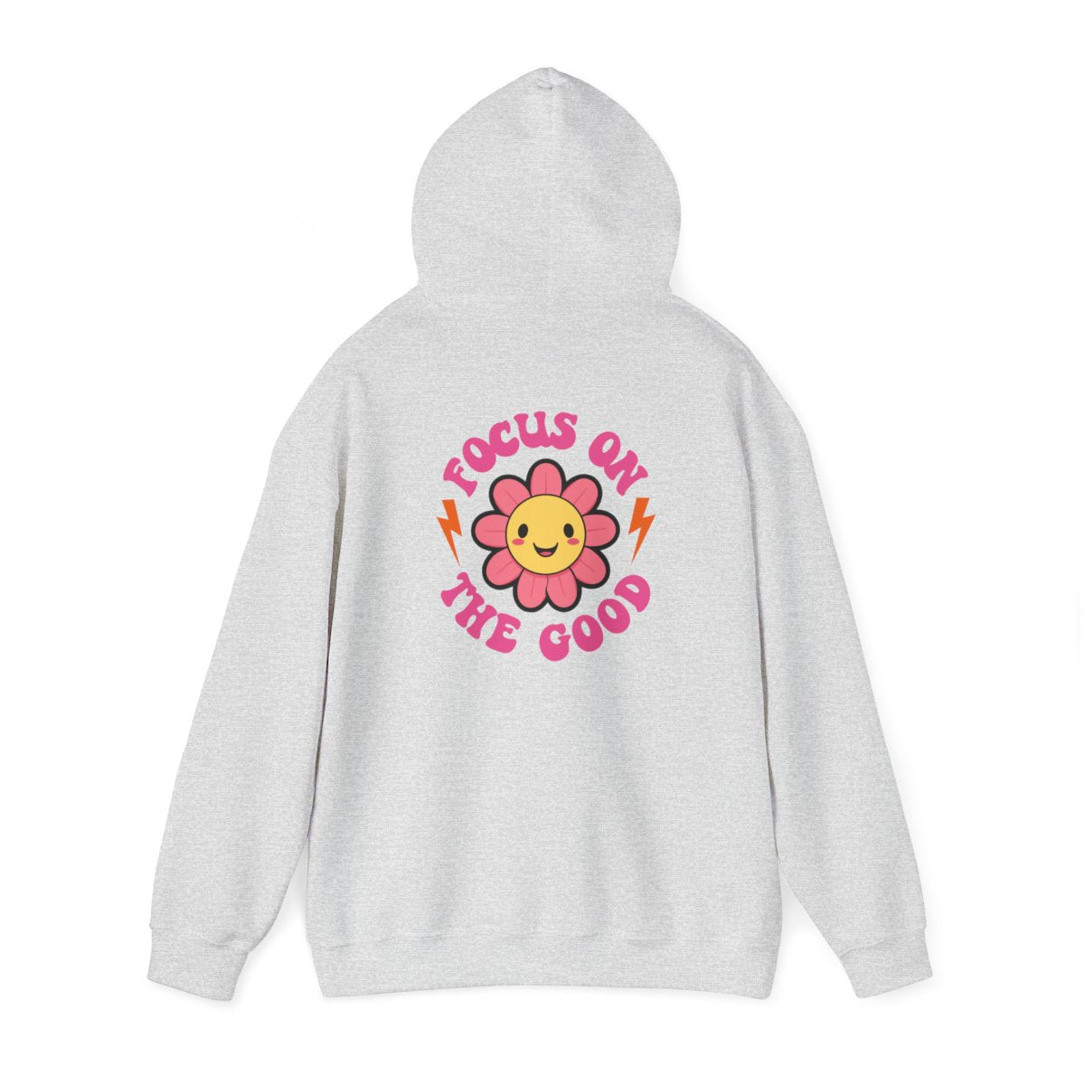 Focus On The Good Hoodie Womens Eco Friendly Apparel Ash
