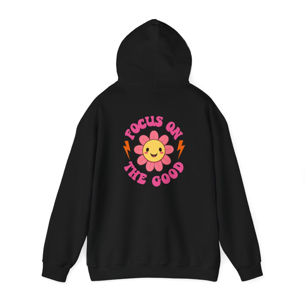 Focus On The Good Hoodie Womens Eco Friendly Apparel Black