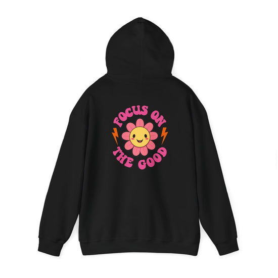 Focus On The Good Hoodie Womens Eco Friendly Apparel Black